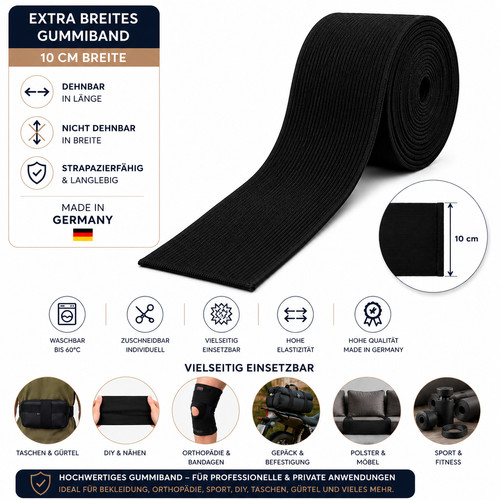 Gummiband extra breit 10cm