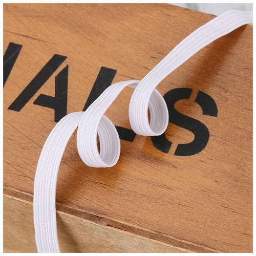 Gummi maskenband 5mm flach - gummi,